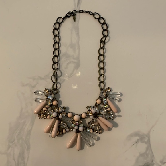 Light Pink Statement Necklace - Picture 2 of 4